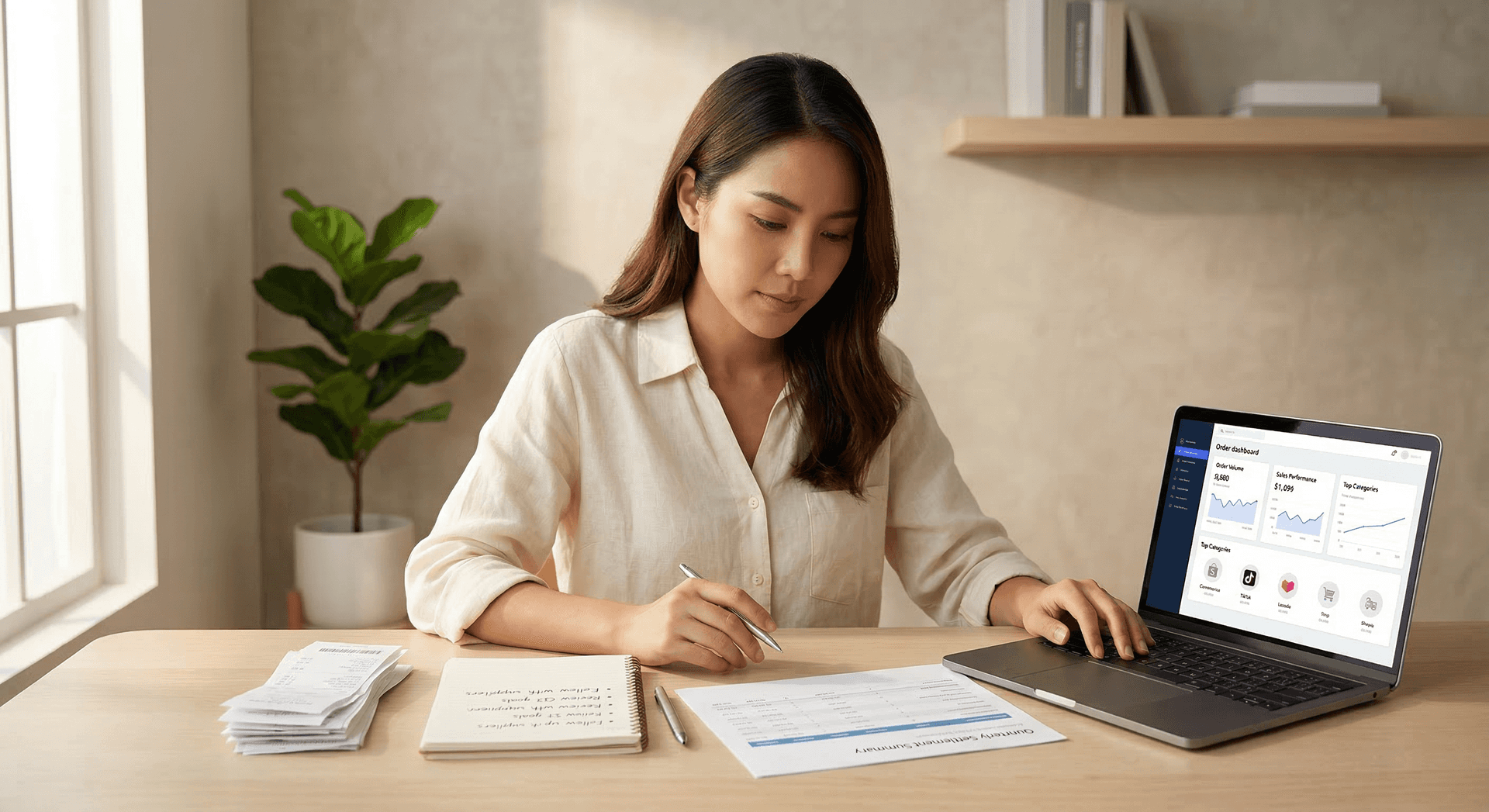 ทำบัญชีร้านค้าออนไลน์ (Shopee / Lazada / TikTok Shop) ต้องบันทึกอะไรบ้าง? คู่มือฉบับจริงสำหรับแม่ค้าออนไลน์