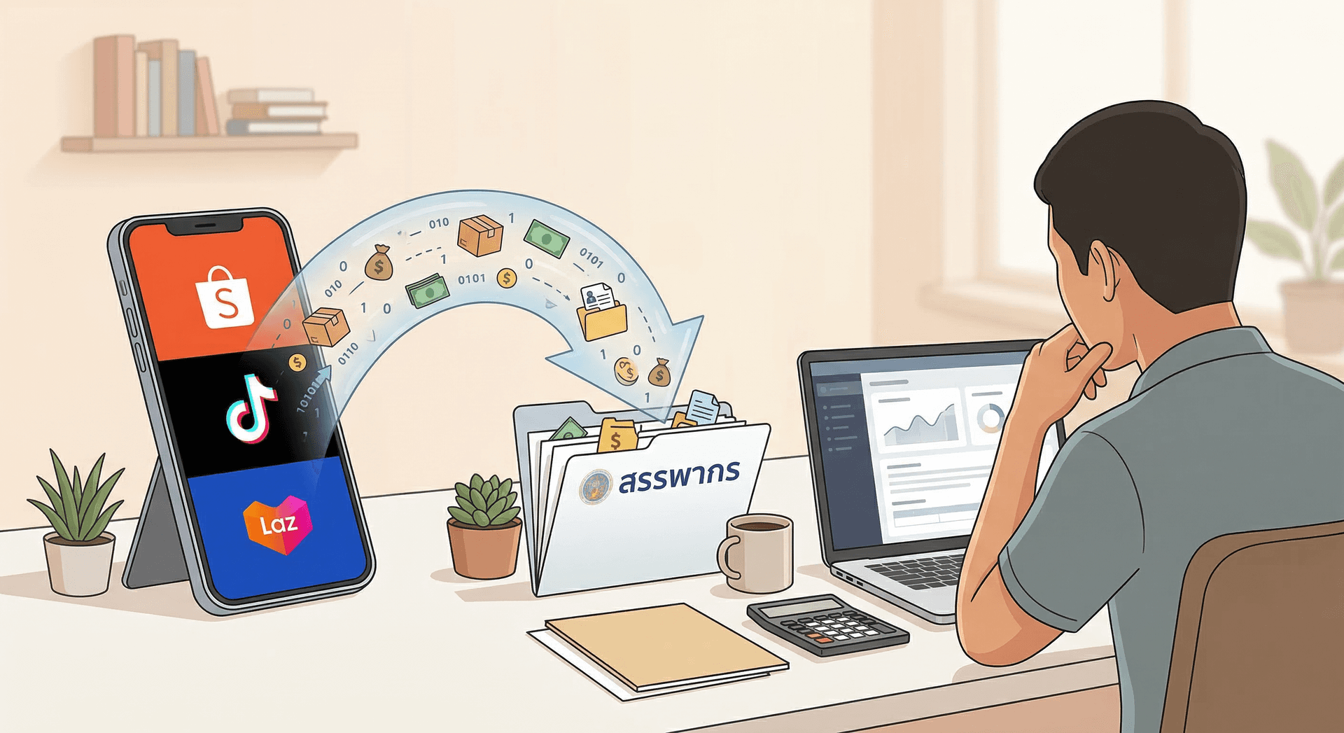 แพลตฟอร์มส่งข้อมูลรายได้ให้สรรพากรแล้ว — ร้านค้าออนไลน์ต้องเตรียมตัวอย่างไร?